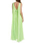 Ml Monique Lhuillier Chiffon Maxi Dress Women's Green 2