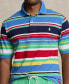 Фото #3 товара Men's Big & Tall Striped Short-Sleeve Polo Shirt