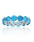 Фото #1 товара Кольцо Macy's Blue Eternity CZ Band.