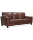 Фото #6 товара Brayna 88" Classic Leather Sofa, Created for Macy's