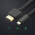 Фото #4 товара Kabel przewód Audio Video microHDMI - HDMI 2.0 1m czarny