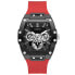 Фото #1 товара GUESS Mens Casual Multifunction 43mm Watch Black Polycarbonate Case GW0203G4