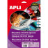 Фото #1 товара Этикетки для принтера круглые APLI 10601 для CD/DVD белые 25 листов Ø 117 мм