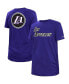 Фото #2 товара Men's Blue Los Angeles Lakers 2022/23 City Edition Big and Tall T-shirt