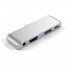 Satechi USB-C Mobile Hub für Apple iPad (4 in 1 Adapter)"Silber USB-C 4 in 1