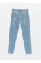 LCW Kids Super Skinny Fit Yırtık Detaylı Erkek Çocuk Jean Pantolon