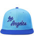Фото #2 товара Men's Royal and Powder Blue Los Angeles Lakers Hardwood Classics Team Two-Tone 2.0 Snapback Hat