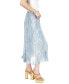 ფოტო #4 პროდუქტის Women's Tonal-Print Pleated Midi Skirt