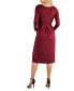 ფოტო #2 პროდუქტის Women's Midi Length Fit and Flare Dress