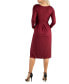 Фото #2 товара Women's Midi Length Fit and Flare Dress