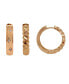 18K Gold Plated Reversible Hoop Earrings
