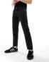 Фото #8 товара ASOS DESIGN tapered fit jeans with panelling detail in washed black - BLACK