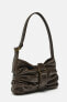 Buckled shoulder bag