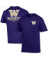 ფოტო #1 პროდუქტის Men's Purple Washington Huskies Stack 2-Hit T-shirt