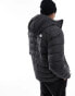 The North Face Aconcagua 3 hooded down puffer jacket in black