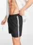 Calvin Klein core logo swim shorts in black