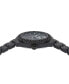 Men's Swiss Automatic Matte Black Ceramic Bracelet Watch 43mm