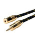 Фото #3 товара ROLINE GOLD 3.5mm Audio Extension Cable - Male - Female 5.0m - 3.5mm - Male - 3.5mm - Female - 5 m - Black - Gold