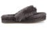 Сланцы UGG Fluff Flip Flop III Charcoal Grey 36 - фото #3