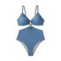 Фото #4 товара Women's Cut Out Bead Detail One Piece Swimsuit - Shade & Shore Blue S