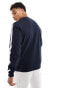 Tommy Hilfiger lounge logo long sleeve t shirt with logo tapping in navy