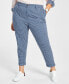 ფოტო #1 პროდუქტის Plus Size Hampton Gingham Chino Pants