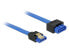 Фото #1 товара Delock 84975 - 1 m - SATA III - SATA 7-pin - SATA 7-pin - Male/Female - Black - Blue