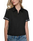 ფოტო #4 პროდუქტის Women's Logo-Tape Polo Top