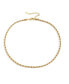 ფოტო #4 პროდუქტის Timeless Gold Rope Necklace