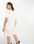 ONLY Petite mini t-shirt dress in white Hellweiß, XXS - EU 32 - фото #2