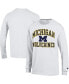 Фото #2 товара Men's White Michigan Wolverines High Motor Long Sleeve T-shirt