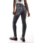 Фото #2 товара DTT Ellie high waisted skinny jeans in washed black