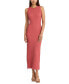 ფოტო #1 პროდუქტის Women's Textured Open-Back Sleeveless Dress