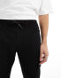 Bershka cargo contrast pocket detail in black