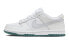 Кроссовки Nike Dunk Low Strawberry Quilted Gray-Green