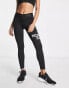 The North Face Training Flex mid rise leggings in black Черно-белый, XS - фото #2