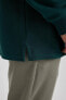 Regular Fit Polo Yaka Pike Sweatshirt B1869ax23au