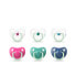 Фото #4 товара Suavinex Night Anatomical Silicone Pacifier 0-6M 2 Units