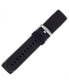 Фото #3 товара Ремешок для часов WITHit Черный Плетеный Силиконовый Ремешок совместимый с Fitbit Charge 3 и 4