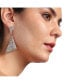 Фото #3 товара Women's Bling Drop Earrings