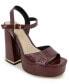 ფოტო #1 პროდუქტის Women's Dolly Platform Dress Sandals