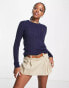 Фото #5 товара Polo Ralph Lauren cable knit jumper in navy