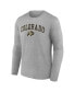 Men's Heather Gray Colorado Buffaloes Campus Long Sleeve T-shirt