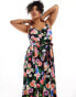 Фото #2 товара Yours cami sundress with frill hem in floral print