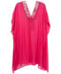 Фото #2 товара Women's Embellished Caftan Cover-Up, Created for Macy's