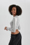 Фото #4 товара ТопFitted Crop изFitted Crop Monochrome Glamour
