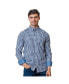 Фото #19 товара Men's Organic Long Sleeve Stretch Poplin Button Down Shirt