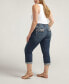 ფოტო #5 პროდუქტის Plus Size Suki Mid Rise Curvy Fit Capri Jean