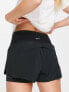 Nike Running Dri-Fit 3in 2 in 1 shorts in black