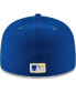 Фото #4 товара Men's Yellow Milwaukee Brewers Cooperstown Collection Wool 59FIFTY Fitted Hat